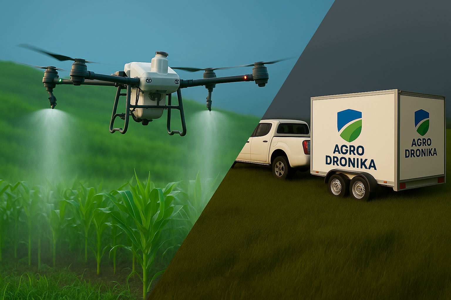 Дроны в защите растений: ультрамалообъёмное опрыскивание