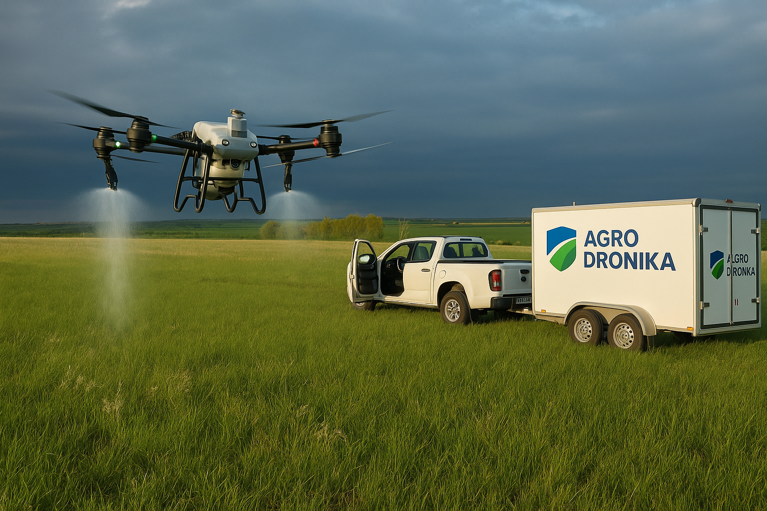 AGRODRONIKA - Агродроны для точного опрыскивания
